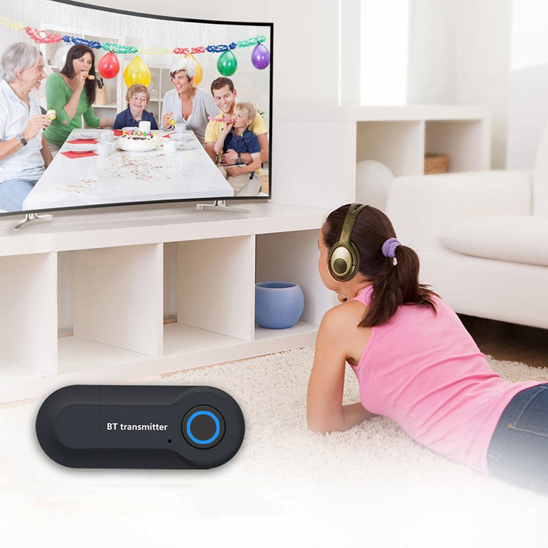 Bluetooth 5.0 Audio Transmitter with 3.5mm Jack