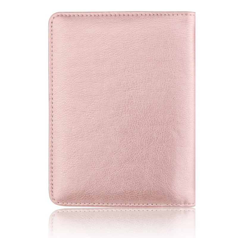 Slim Synthetic Leather RFID Passport Wallet