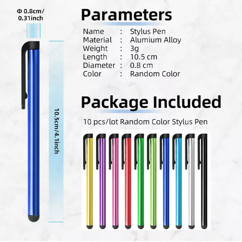 10 Pcs Capacitive Stylus Pens for Touch Screen Devices