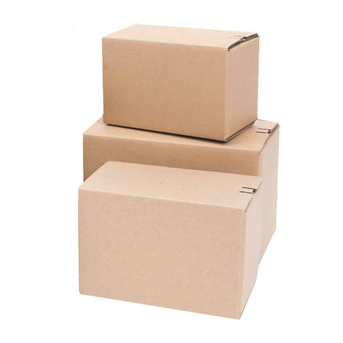 20 Pcs Zipper Carton Boxes Corrugated Cardboard Boxes for Storage Packing