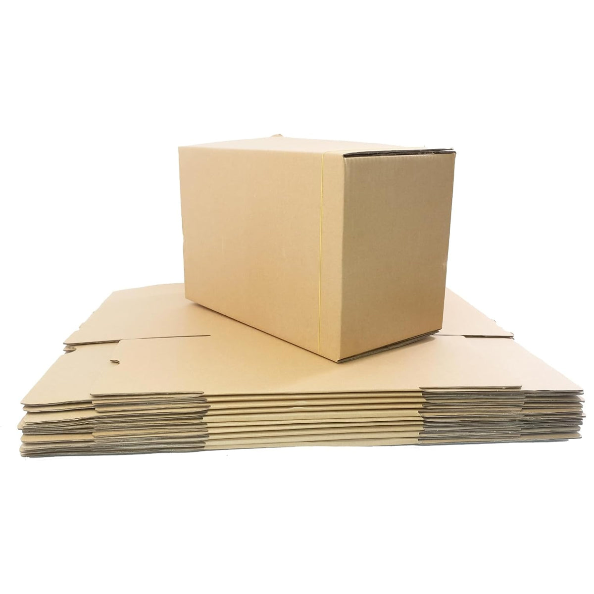 20 Pcs Zipper Carton Boxes Corrugated Cardboard Boxes for Storage Packing