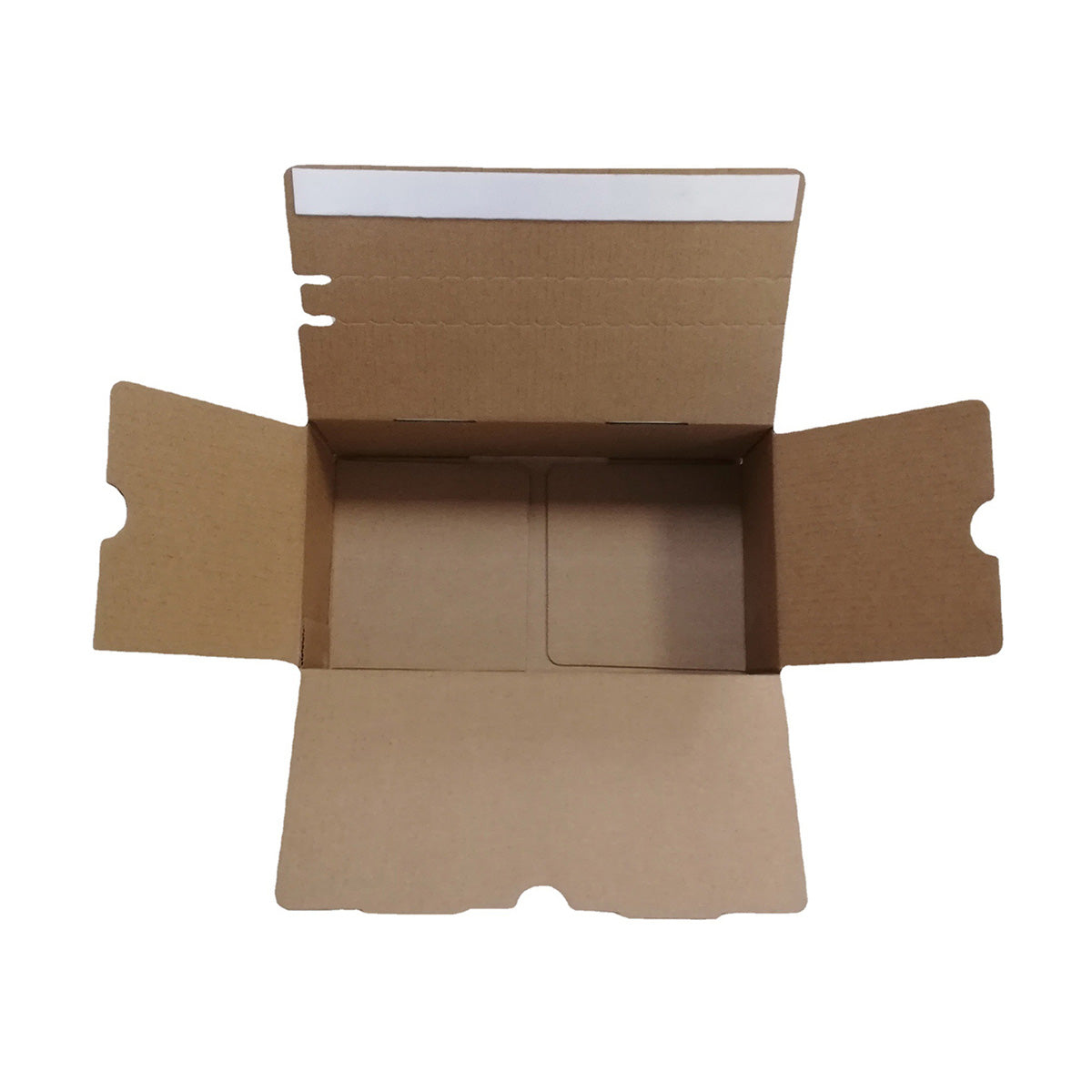 20 Pcs Zipper Carton Boxes Corrugated Cardboard Boxes for Storage Packing