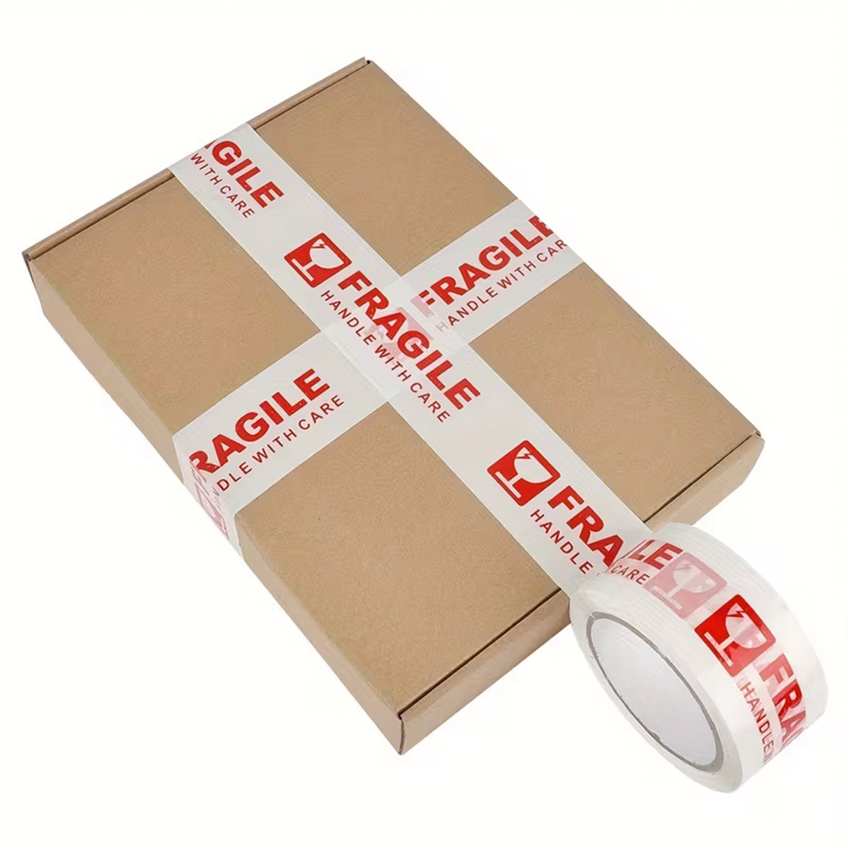 5 Rolls Fragile Warning Tape for Shipping Boxes