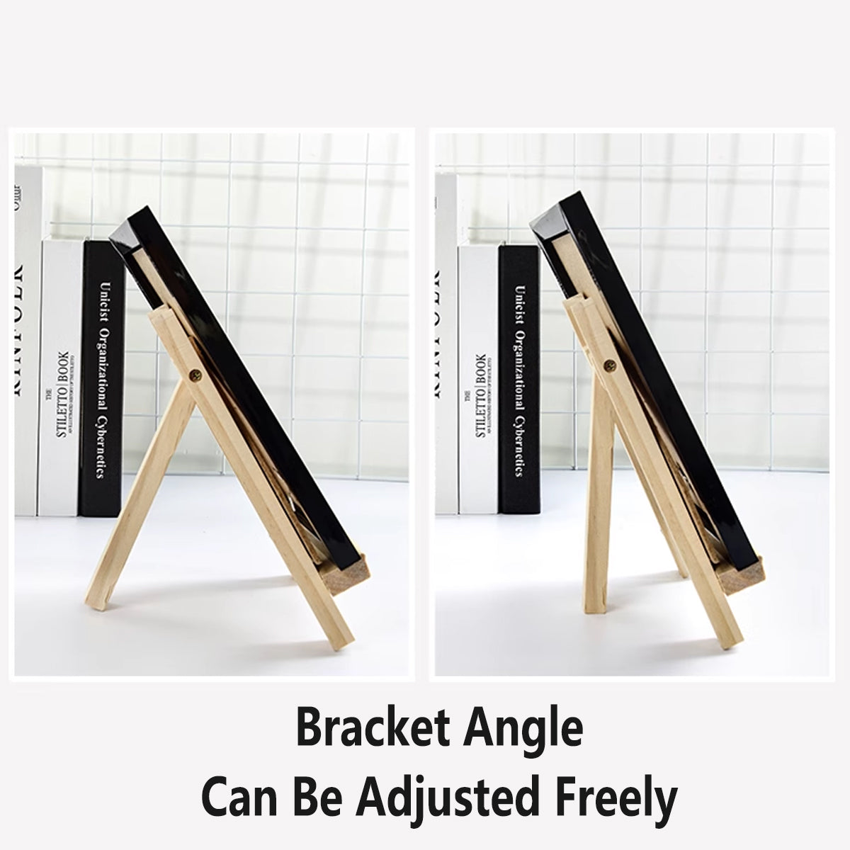 6 Pcs Tabletop Artist Easels A-Frame Pine Wood 28 x 20cm