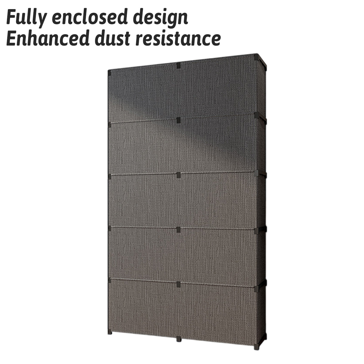 Floor Standing Office Storage Cabinet with Magnetic Doors White