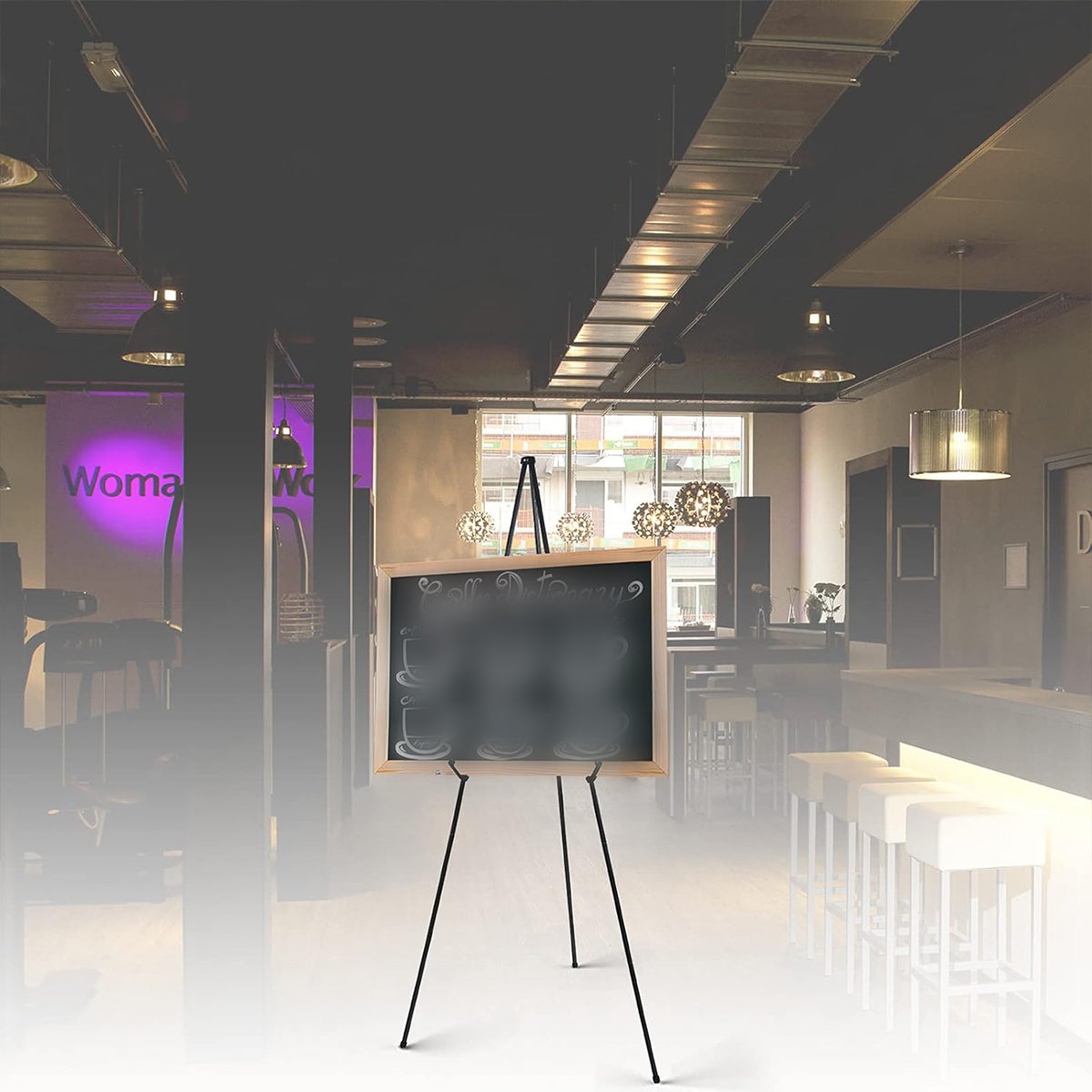 Adjustable Folding Metal Tripod Easel High Stability Stand