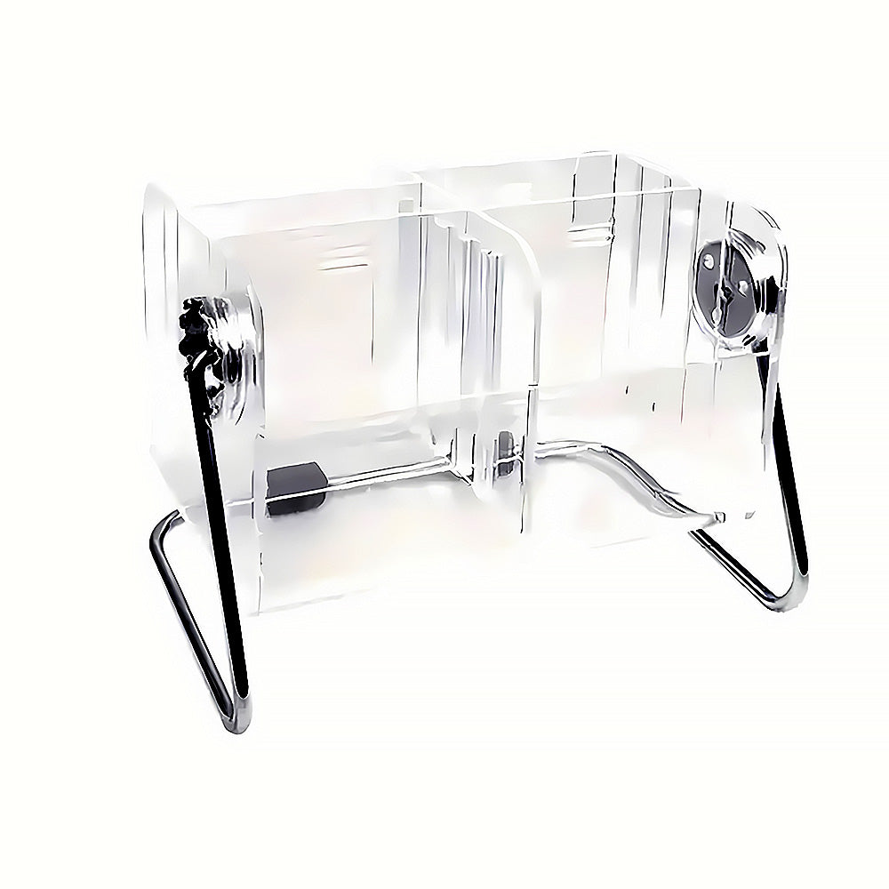 Remote Control Organiser 6-Compartment Acrylic with Metal Frame