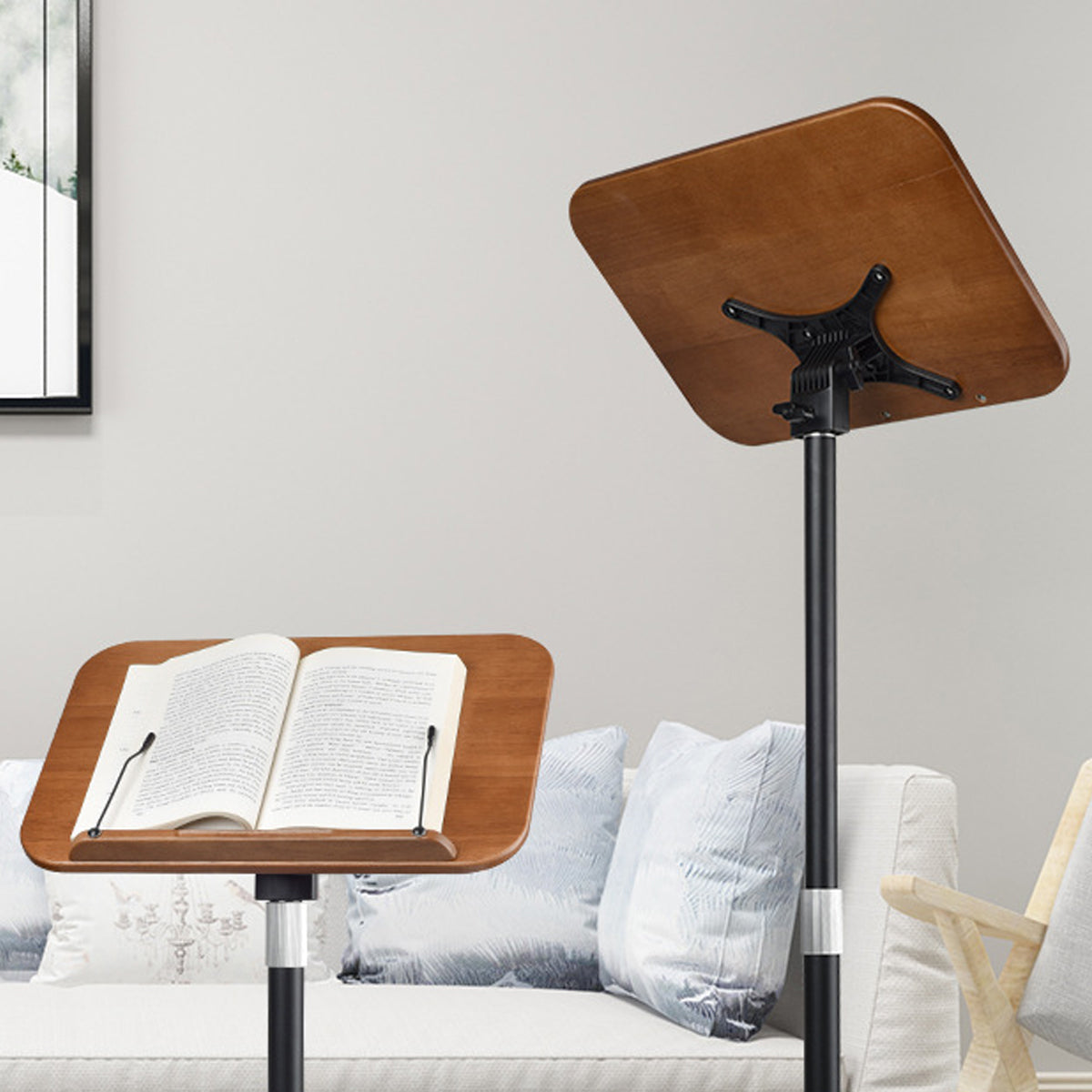 Floor Standing Reading Stand Adjustable Height and Angle
