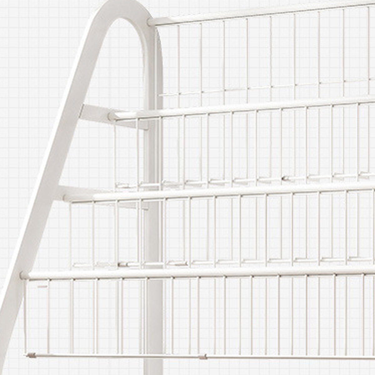 Kids Wooden Bookcase Multilayer Shelf with Wheels