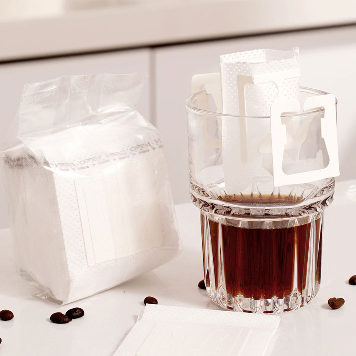 100pcs Hanging Ear Coffee Filter Drip Bags
