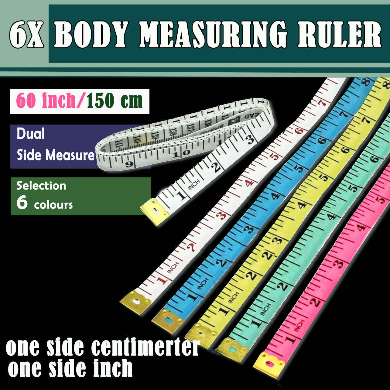 Soft Tailor Tape Measure for Body Measuring Sewing