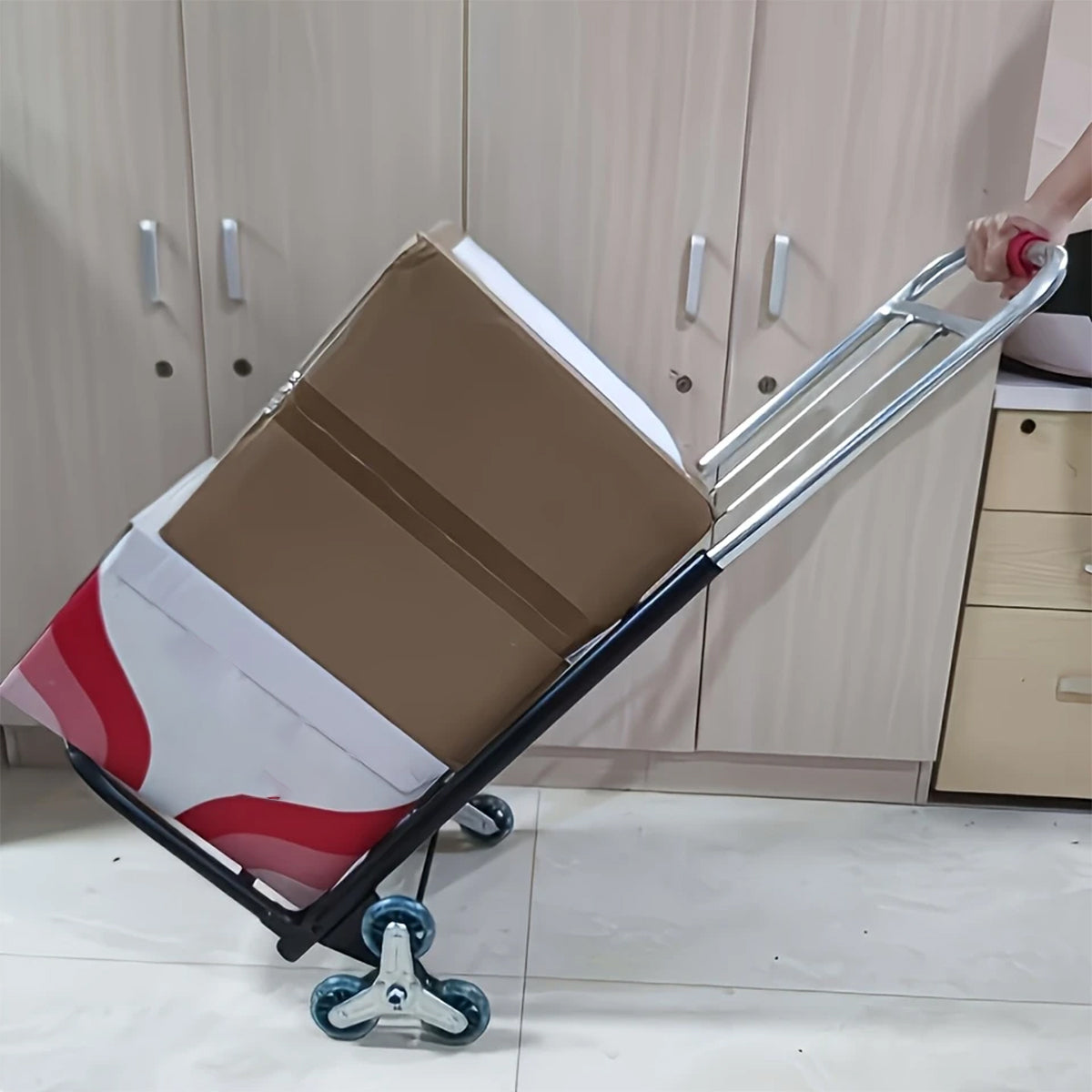 Portable Folding Transport Hand Truck Lightweight Heavy Duty
