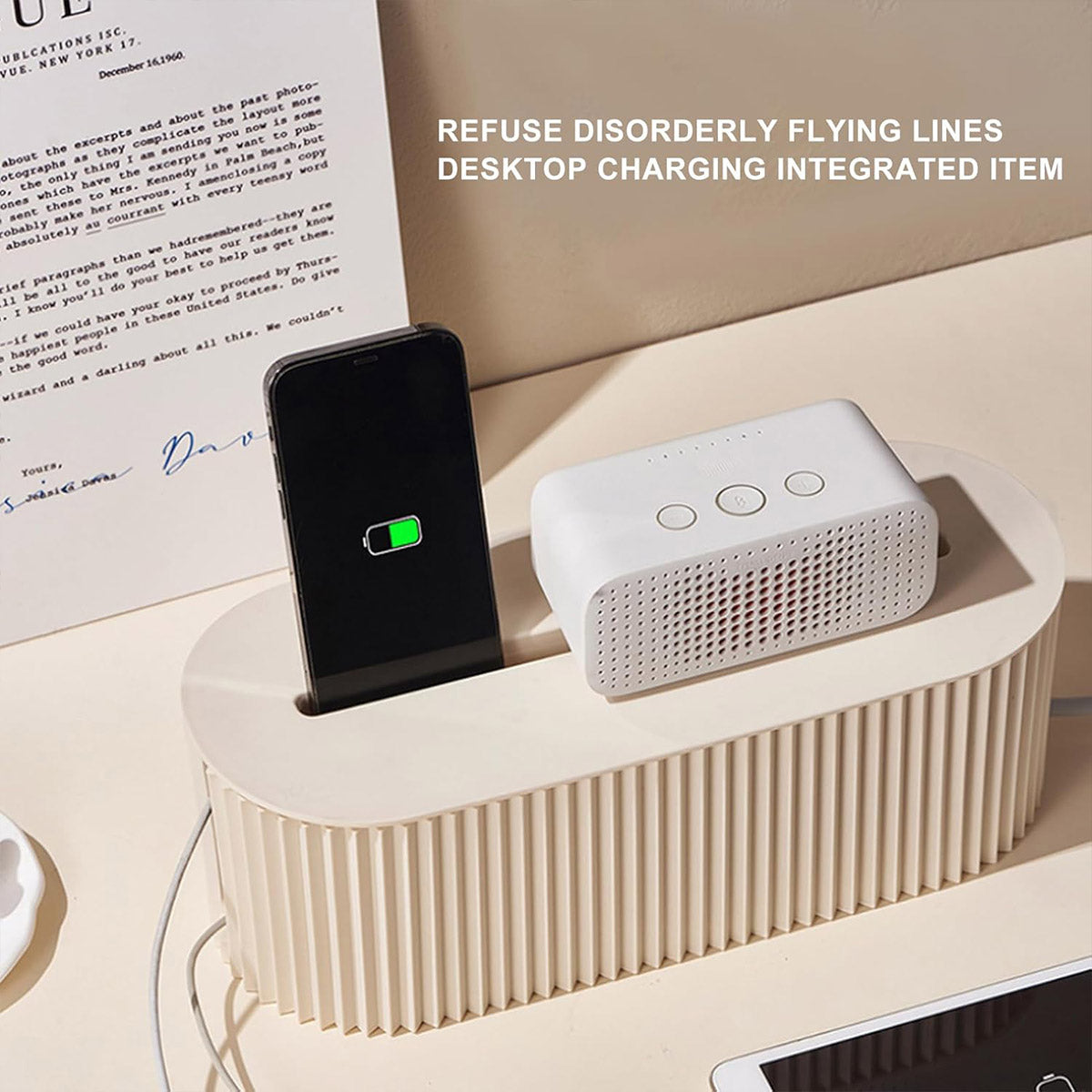 Large Cable Storage Box for Wire Management