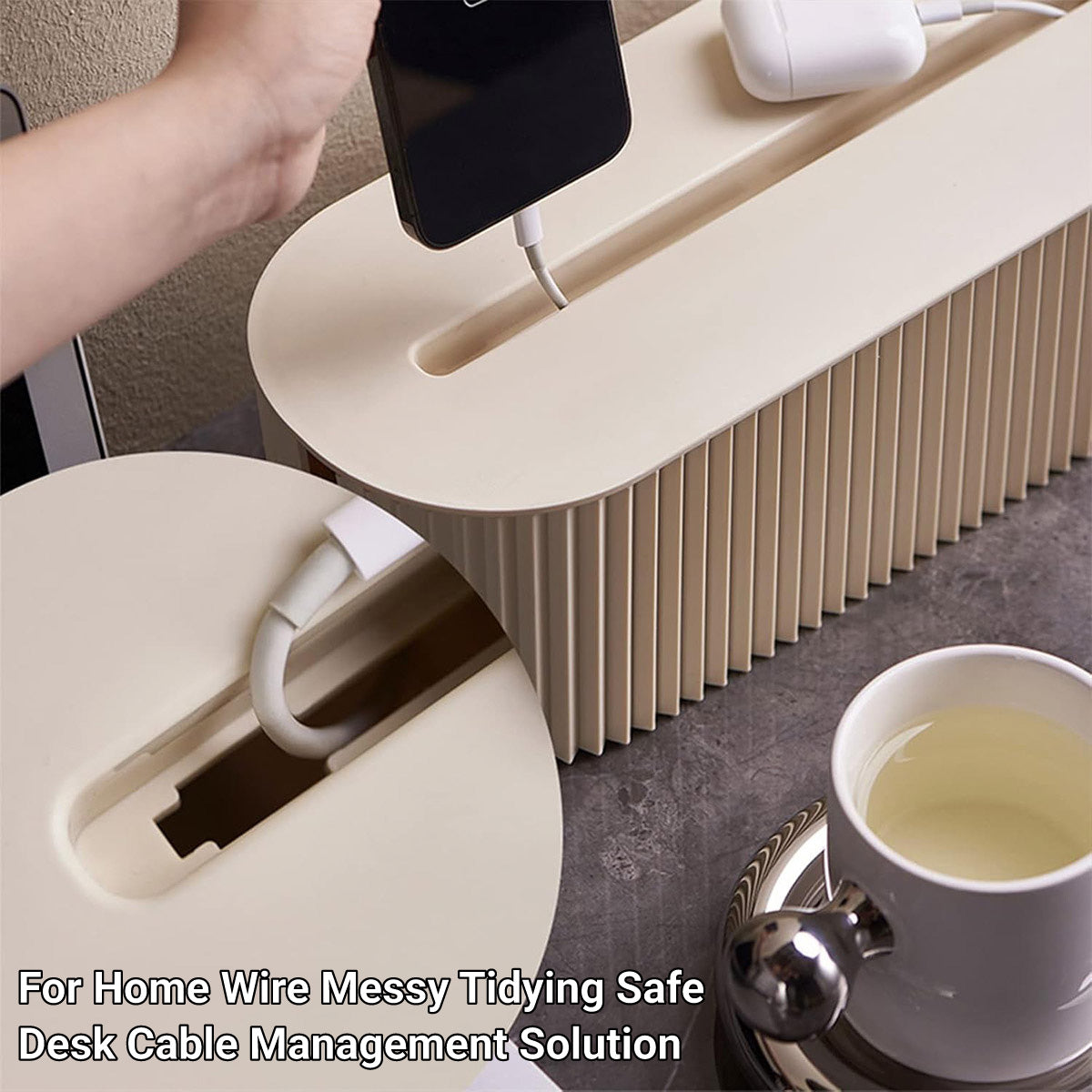 Large Cable Storage Box for Wire Management