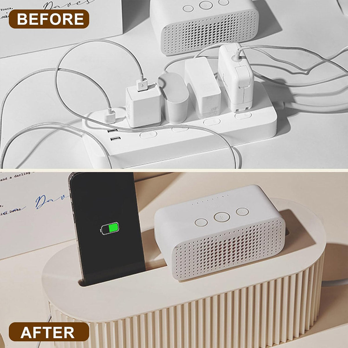 Large Cable Storage Box for Wire Management