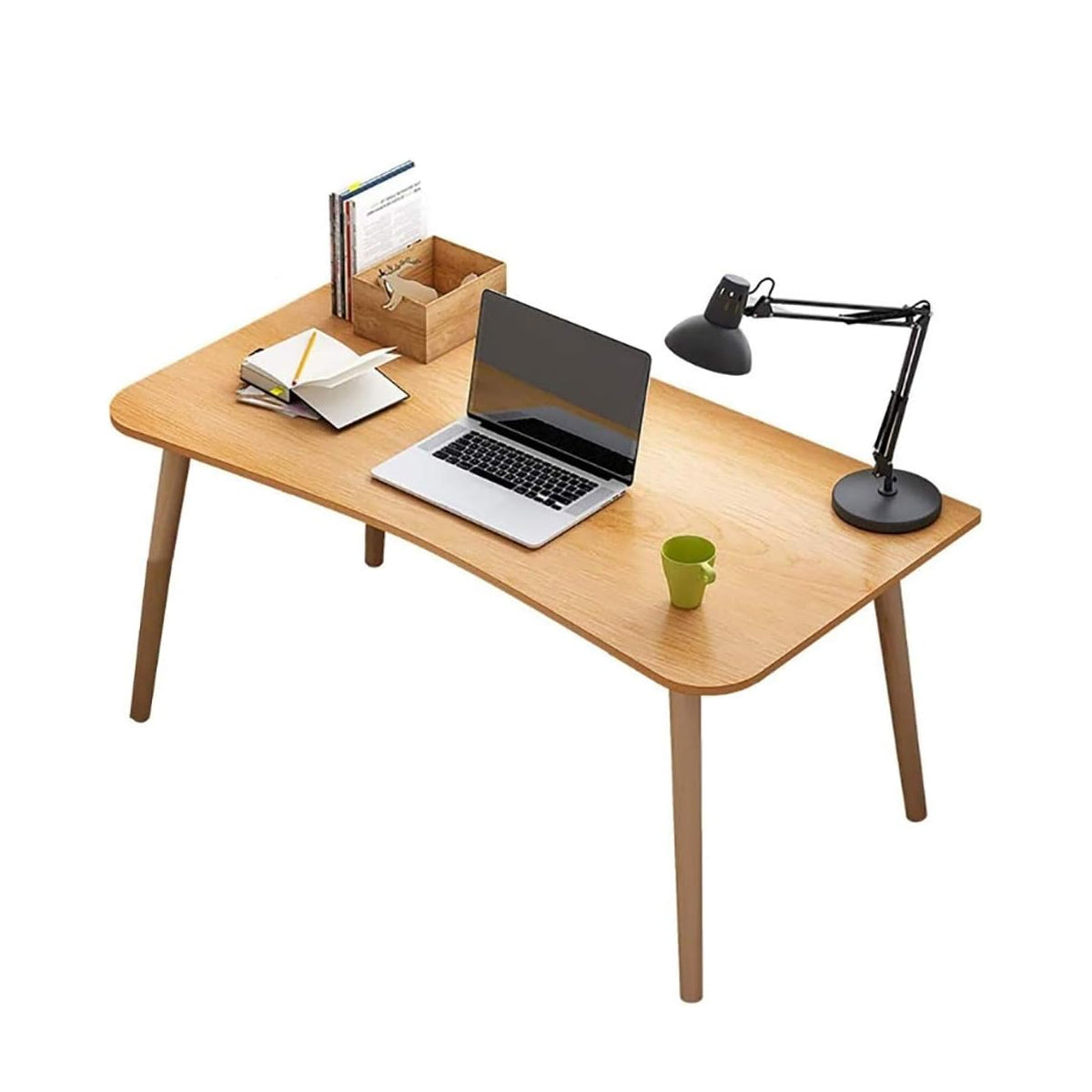 Simple Rectangular Computer Desk for Home Office and Study Spaces ...