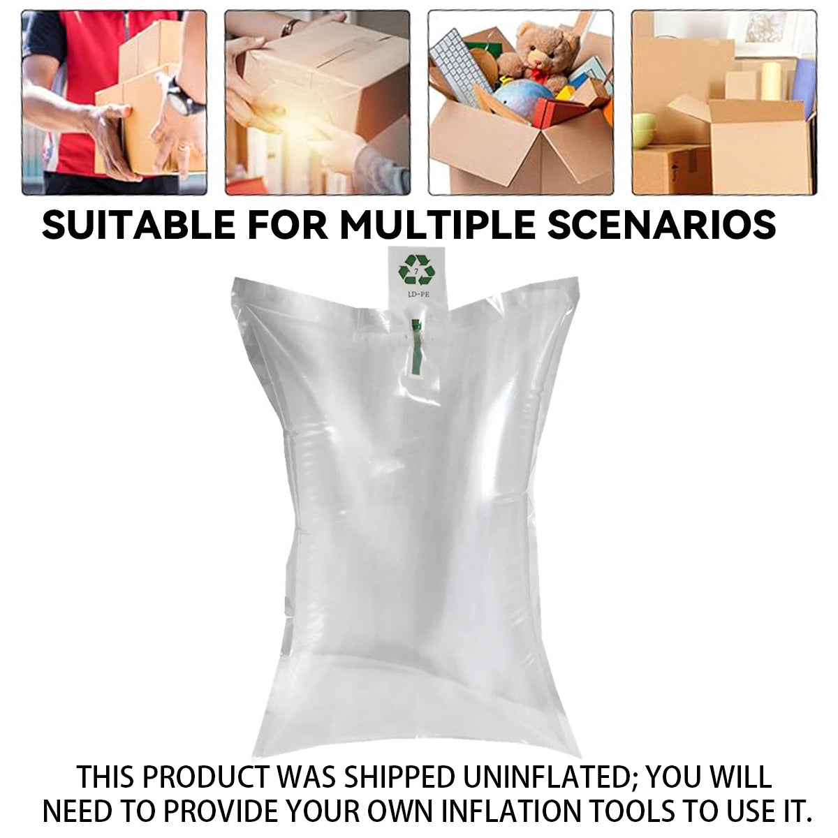100pcs Inflatable Cushion Packaging Bags