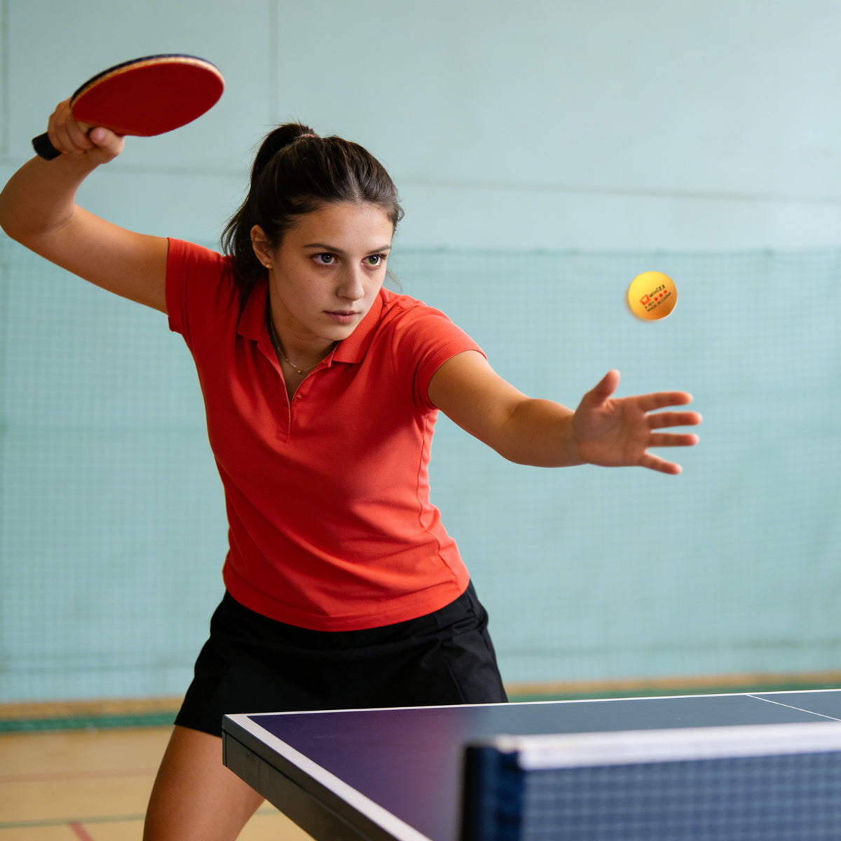100pcs 2-Star 40mm Seamless ABS Table Tennis