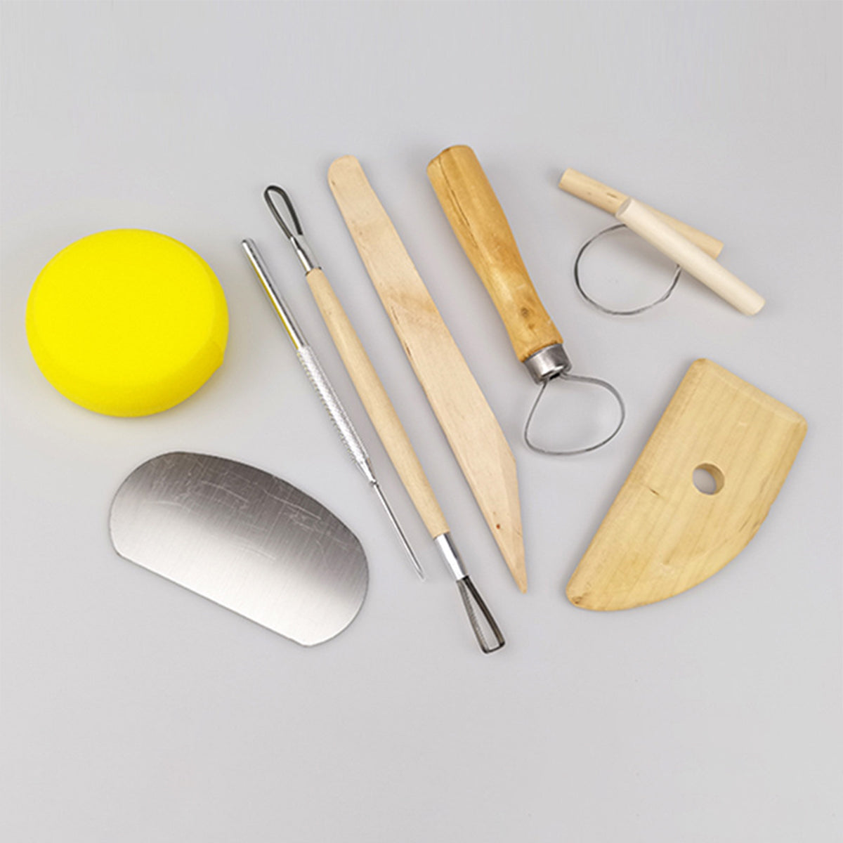 8 Pcs Pottery Sculpting Tool Set for Art Craft Use