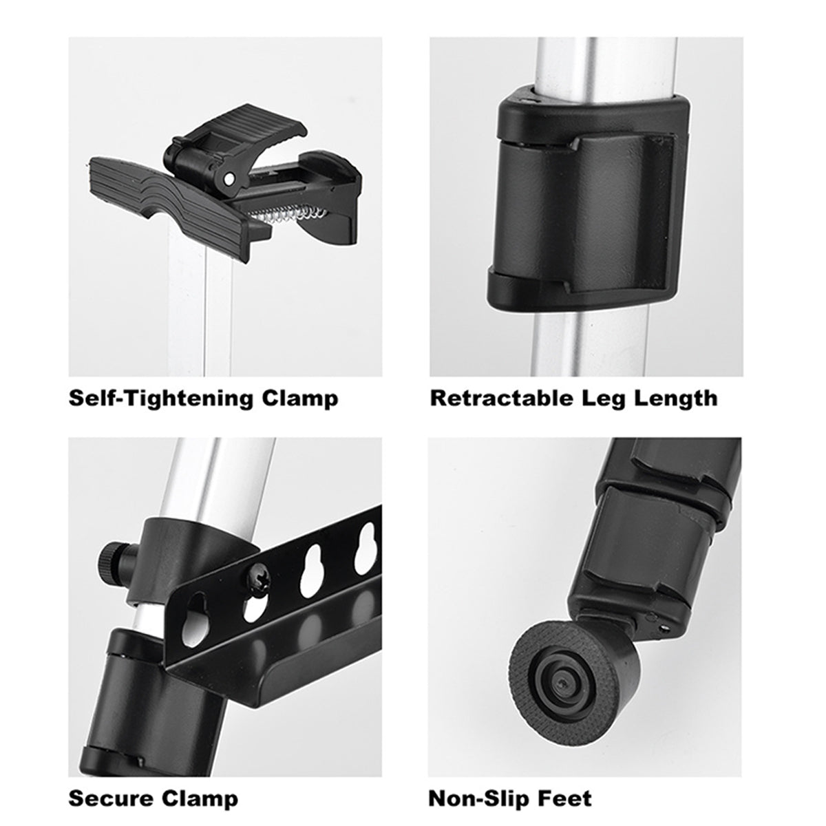 Aluminum Alloy POP Stand Telescopic Tripod Display Easel