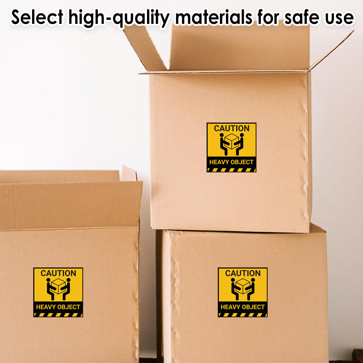 Heavy Object Warning Labels 300pcs Roll
