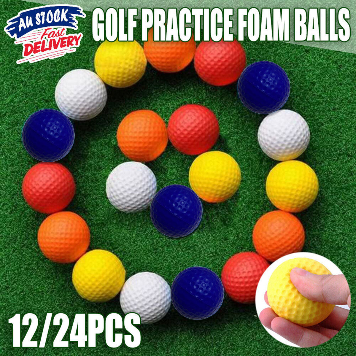 Golf Practice Foam Balls PU Sponge Indoor Outdoor