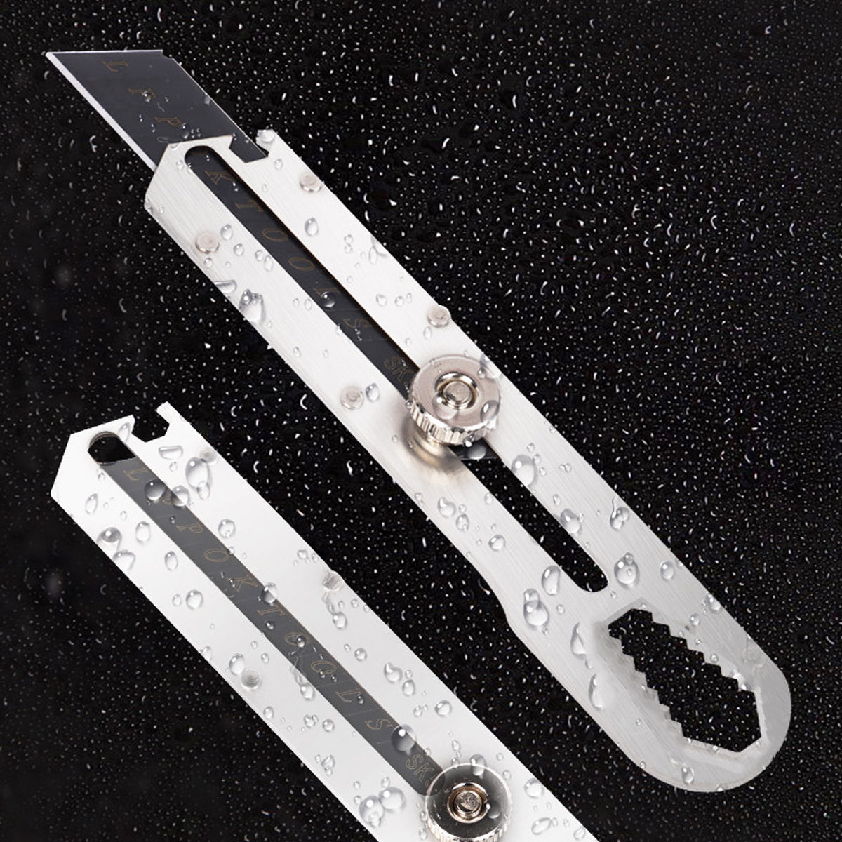 Multifunctional Stainless Steel Utility Knife Adjustable Blade Tool