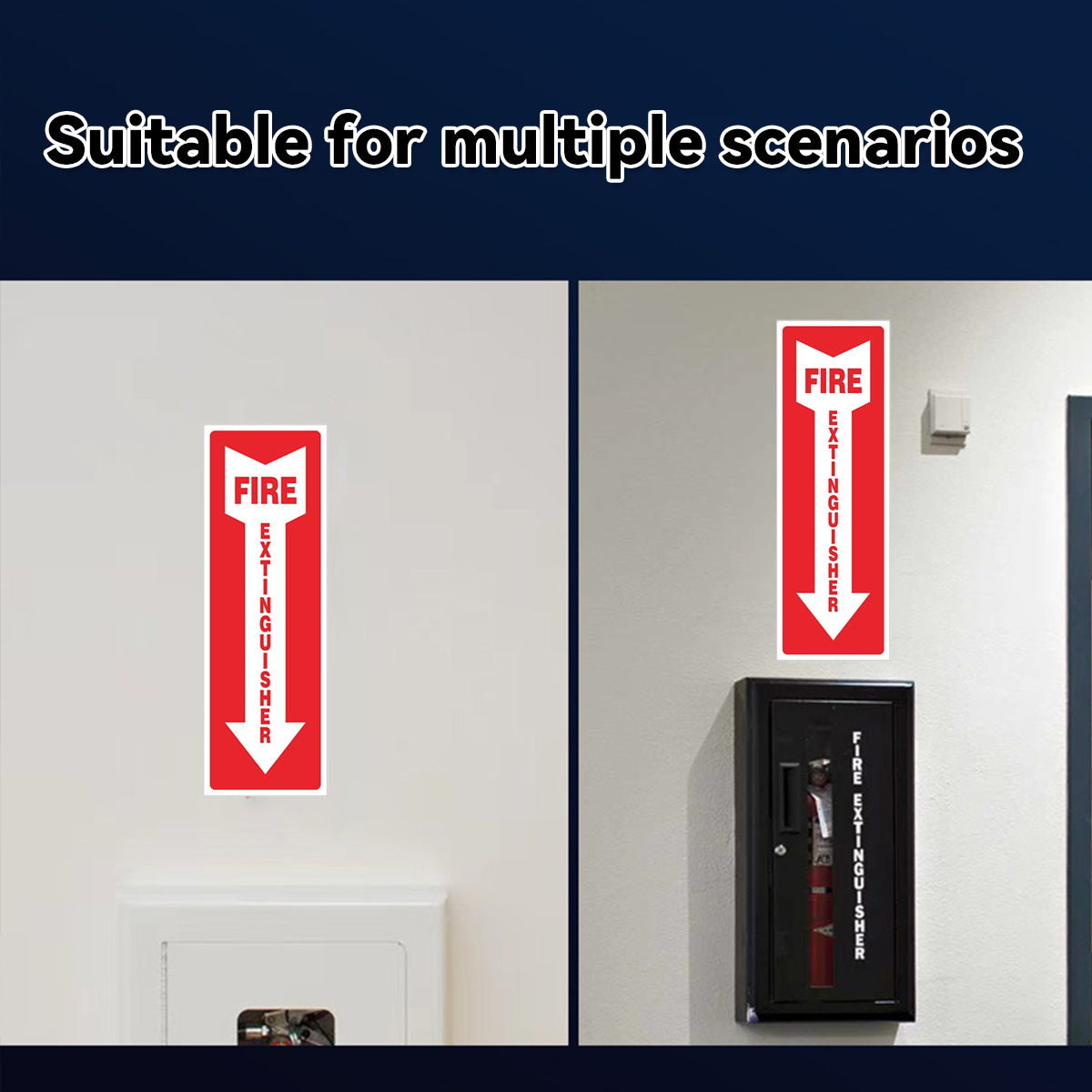30 Pcs Fire Extinguisher Indicator Stickers