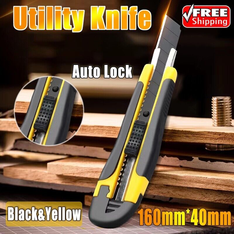 1PC Snap Off Utility Knife Cutter with 18mm Blade Points