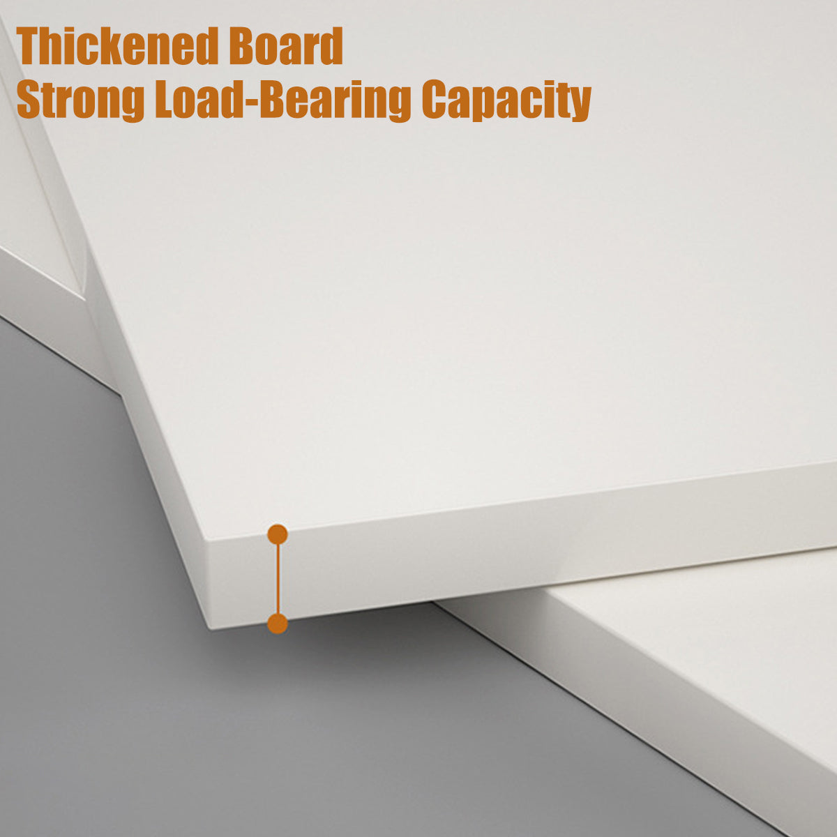 Round End Table with Solid Wood Legs and 1-Tier Design