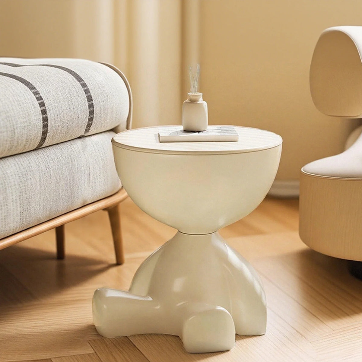 Creative Small Coffee Table with Hidden Storage Design