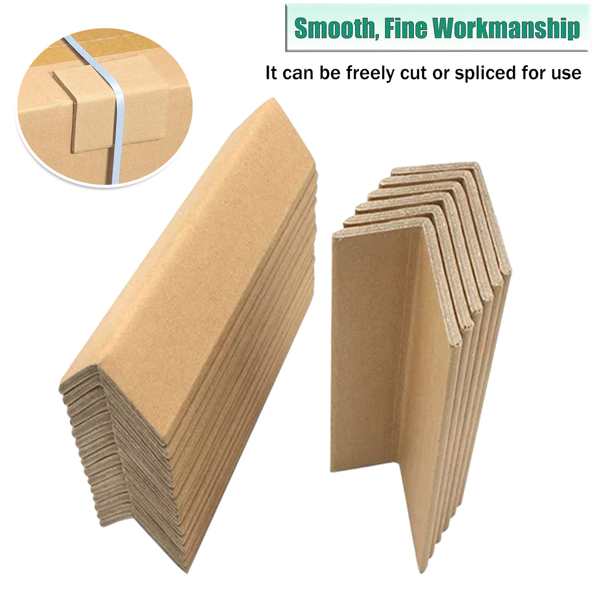 L-Shaped Paper Corner Protectors 100pcs Shipping