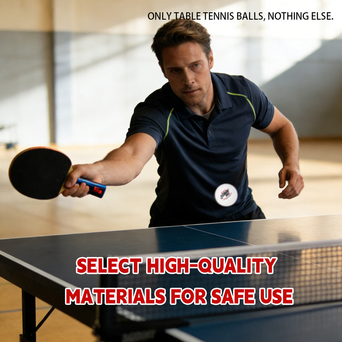 20pcs Indoor Table Tennis Balls 40mm ABS