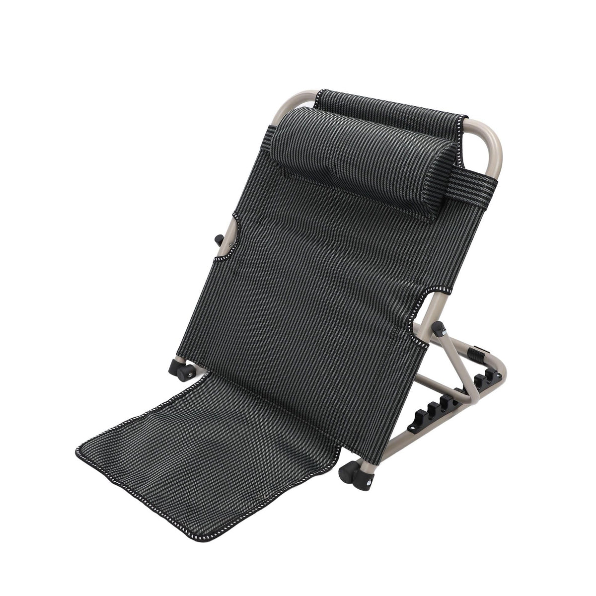 Adjustable Folding Bed Backrest with Armrest 40–90 Degree Support