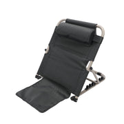 Adjustable Folding Bed Backrest with Armrest 40–90 Degree Support