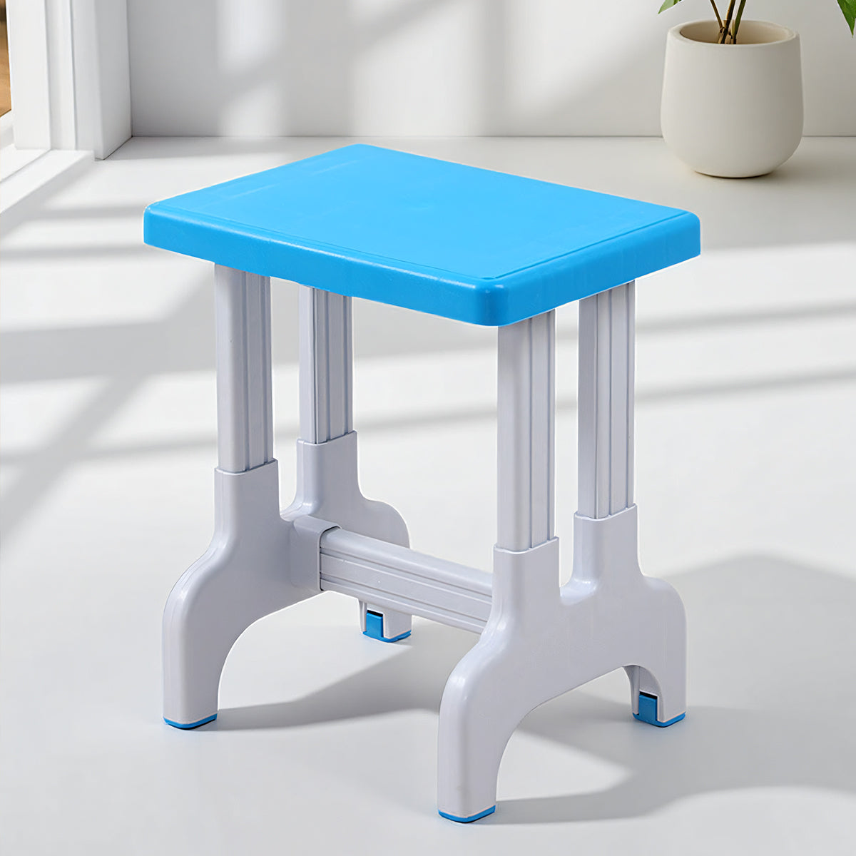 Plastic Square Stool Non Slip Durable Seat for Classroom Home