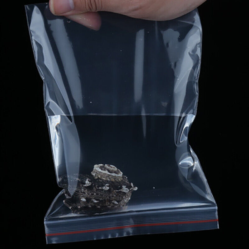 80μm Bulk Resealable Zip Bags PE Clear Plastic