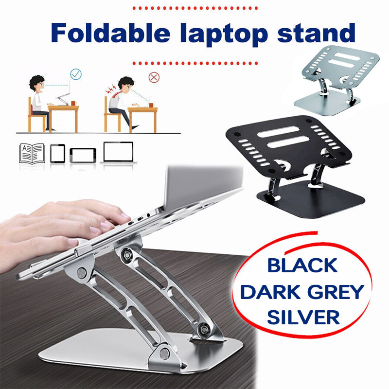 Adjustable Folding Laptop Stand with Ventilated Aluminium