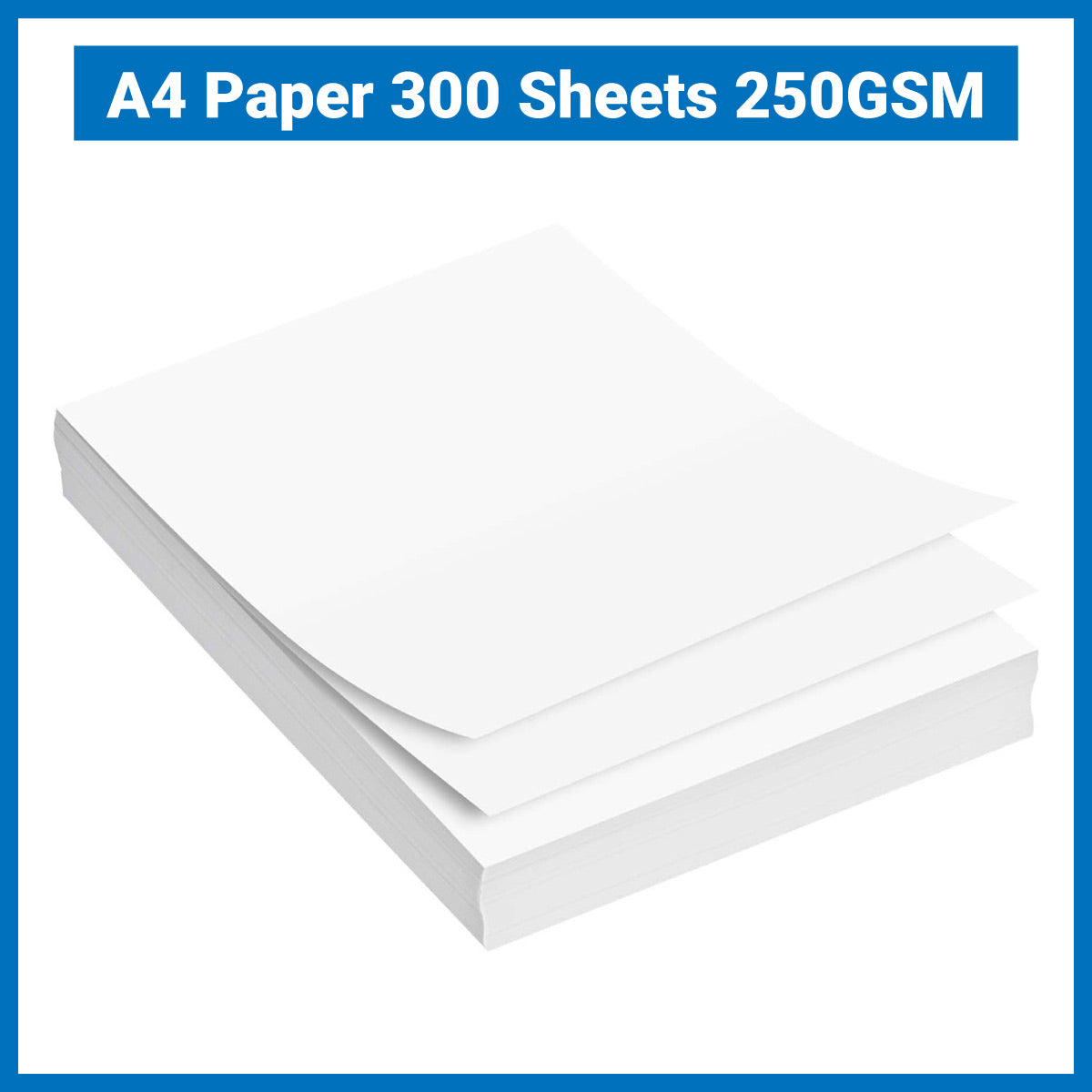 A4 Paper 250GSM 300 Sheets Bright White Smooth Surface