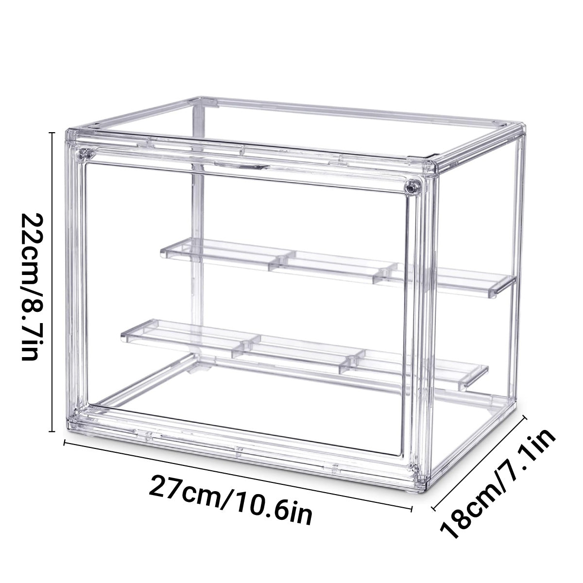 Blind Box Display Case Transparent Stackable Dustproof Organizer