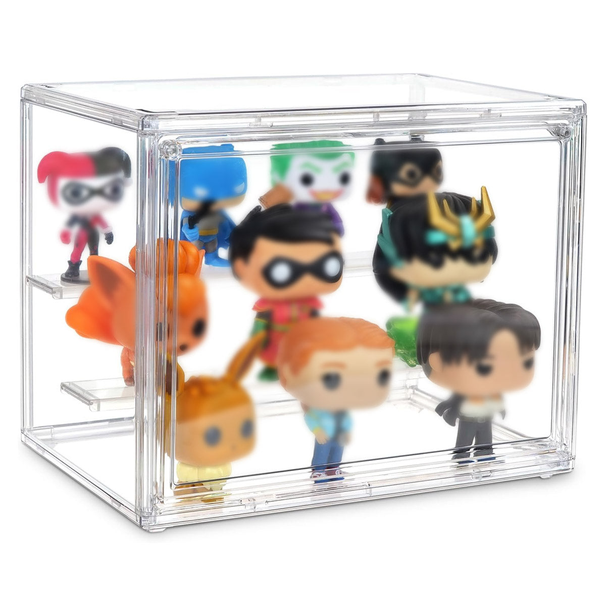 Blind Box Display Case Transparent Stackable Dustproof Organizer