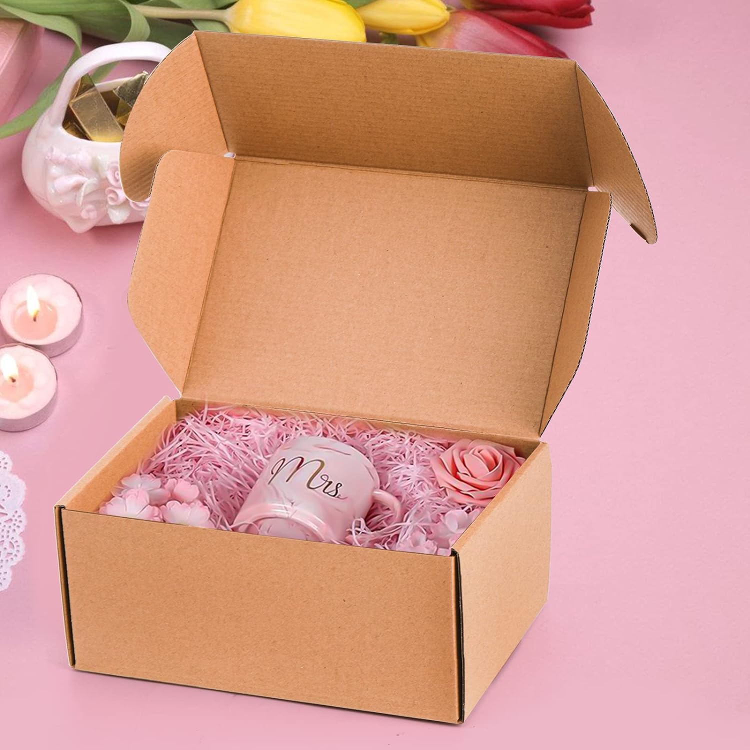 Brown Mailing Boxes Cardboard Cartons for Packing and Storage