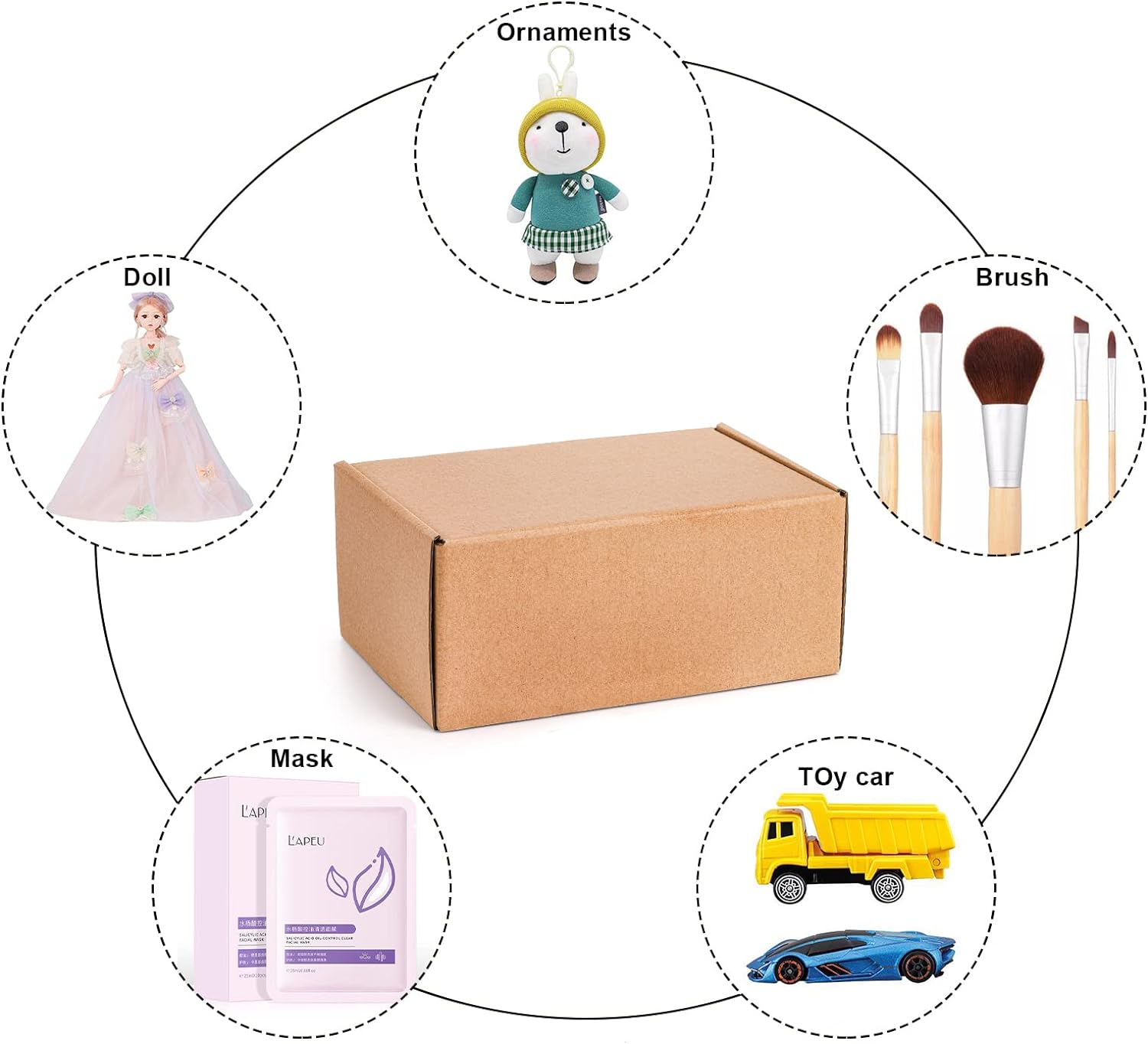 Brown Mailing Boxes Cardboard Cartons for Packing and Storage