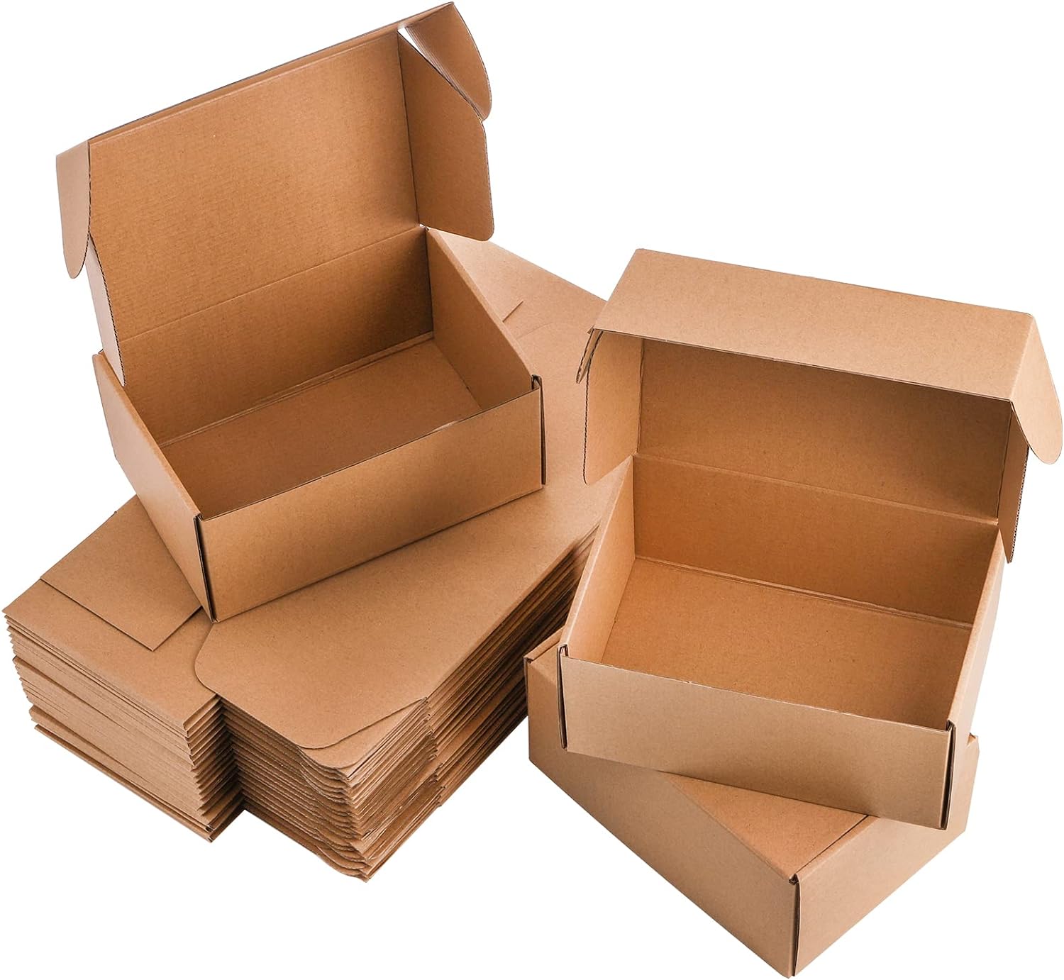 Brown Mailing Boxes Cardboard Cartons for Packing and Storage
