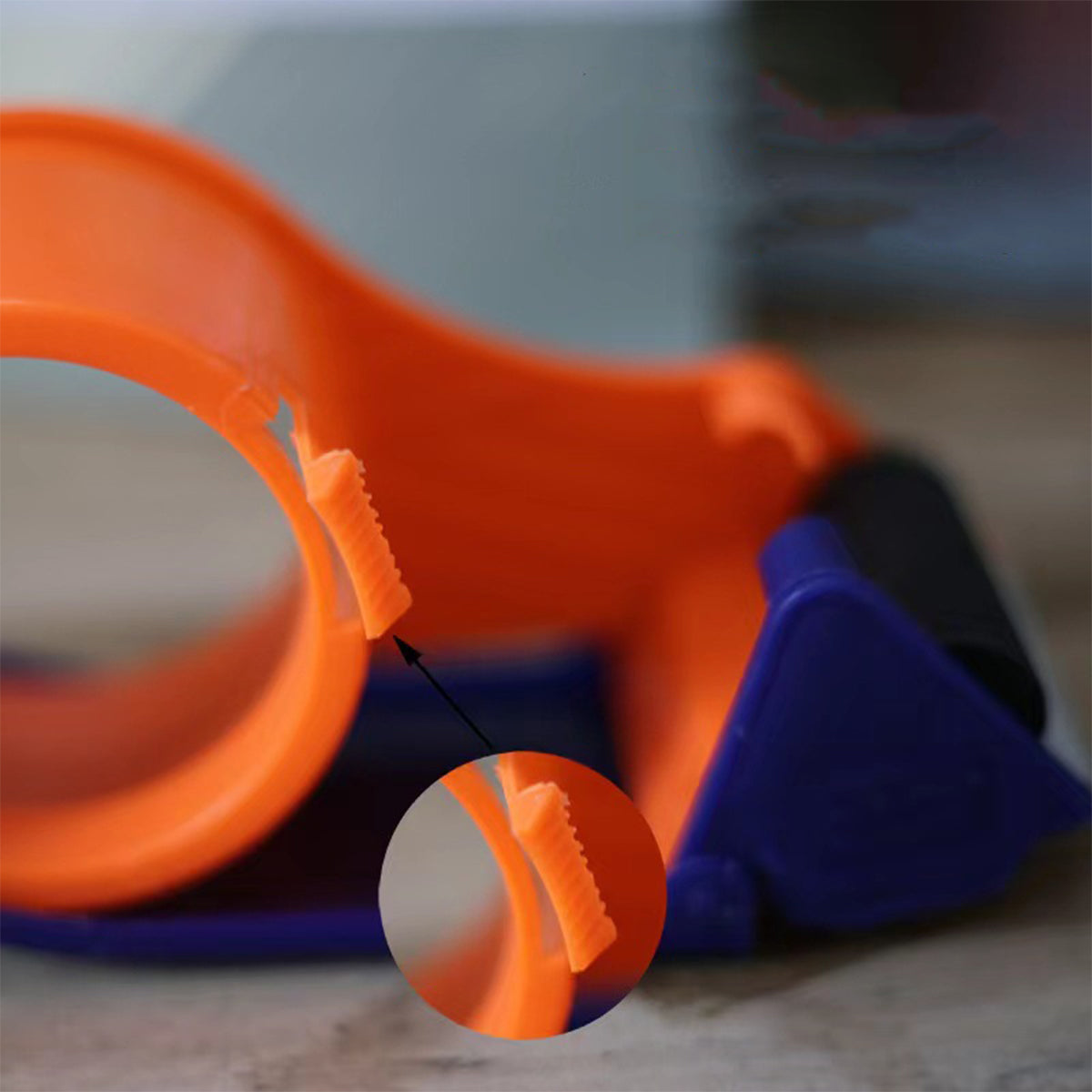 10 Pcs 5cm Tape Cutter Handheld Dispenser with Metal Blade