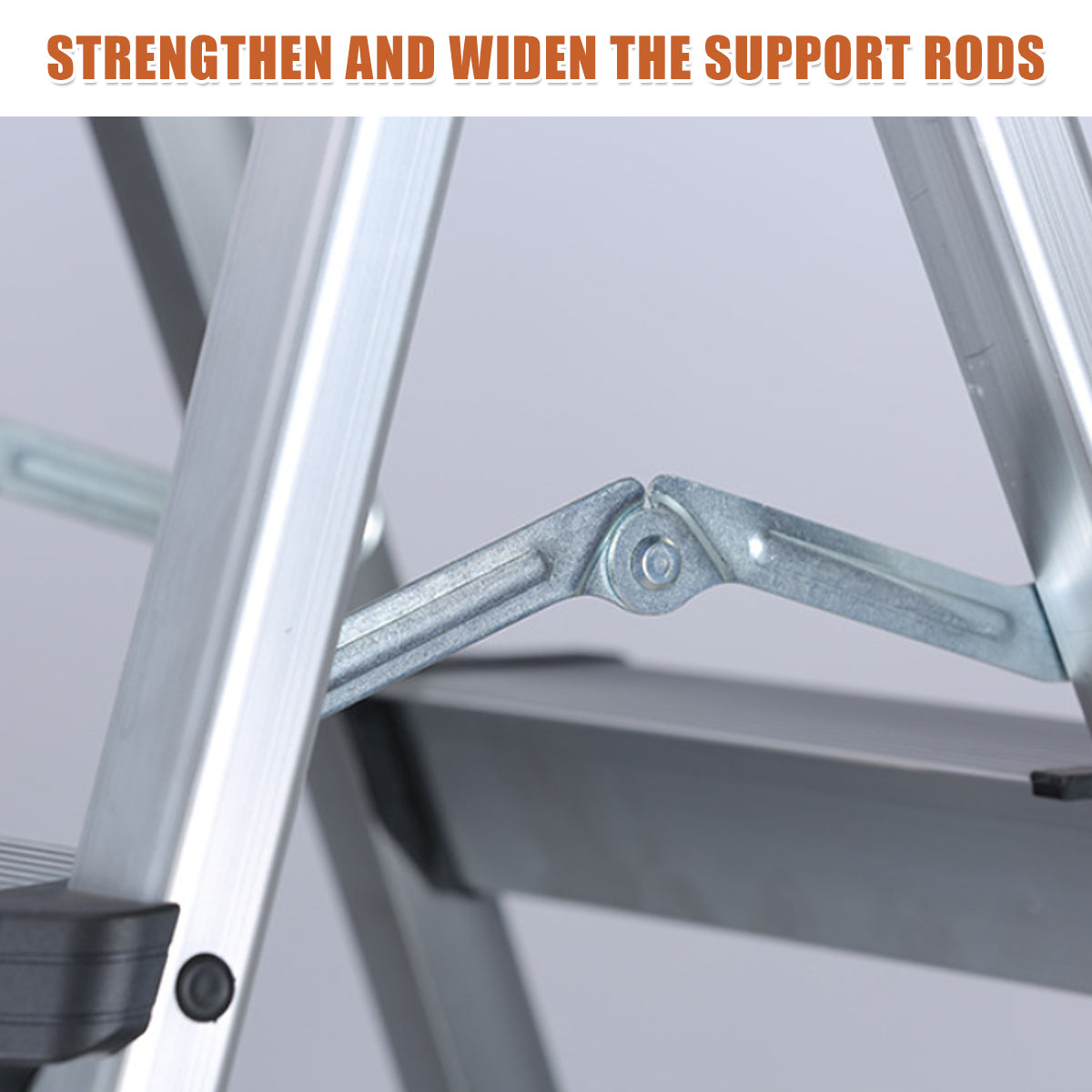 Double-Sided Aluminium Folding Ladder 4 or 6 Layer