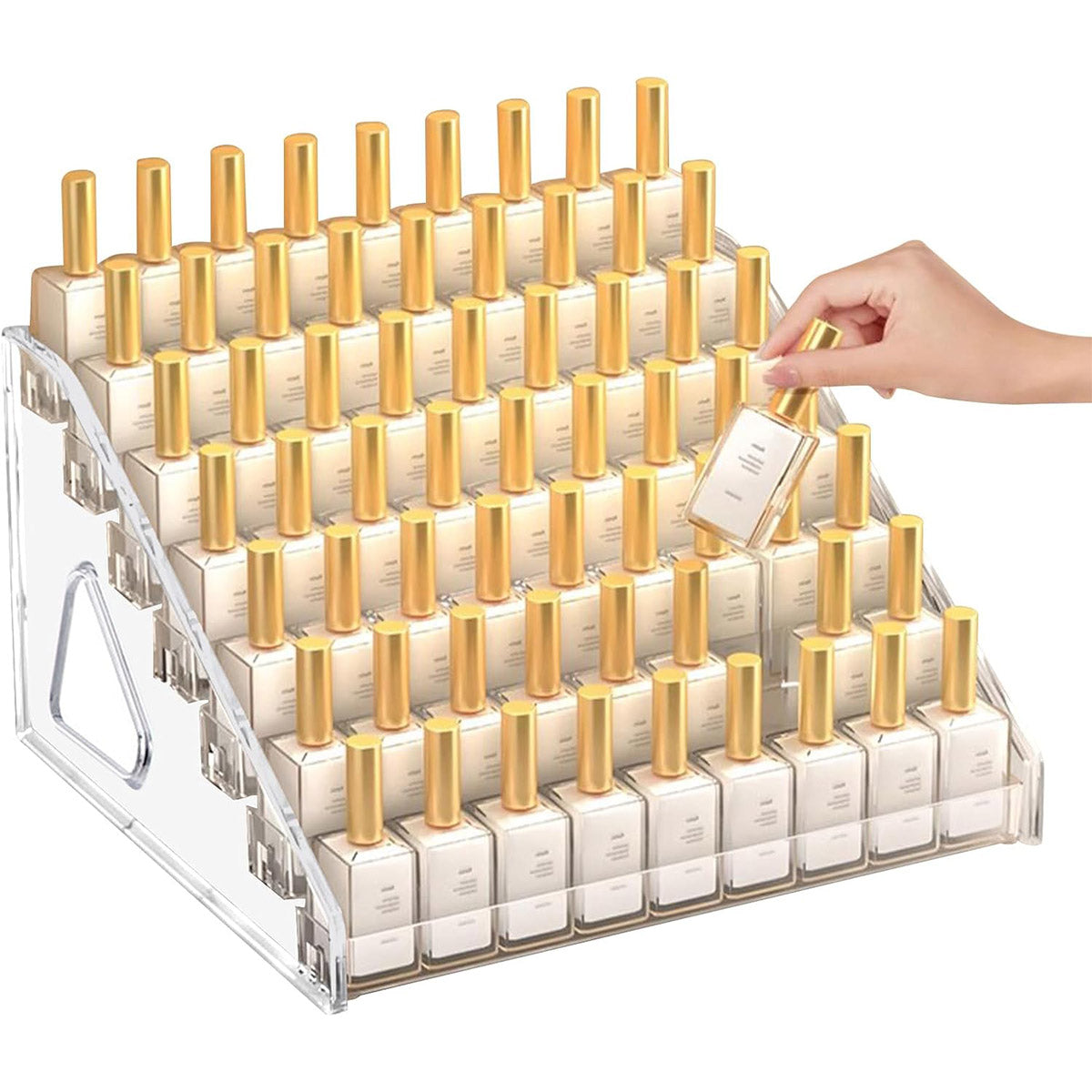 6/7 Layer Clear Acrylic Storage Rack Multi Tier Organizer Stand