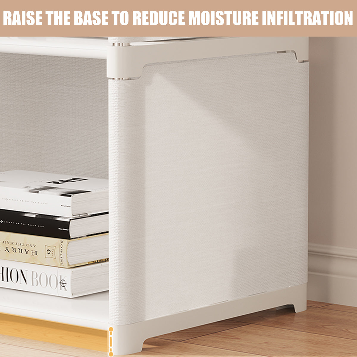 Versatile Bookshelf Storage Rack with Dust Proof Curtain