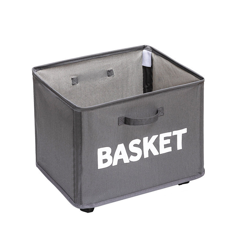 Rolling Storage Basket with Wheels Collapsible Oxford Fabric