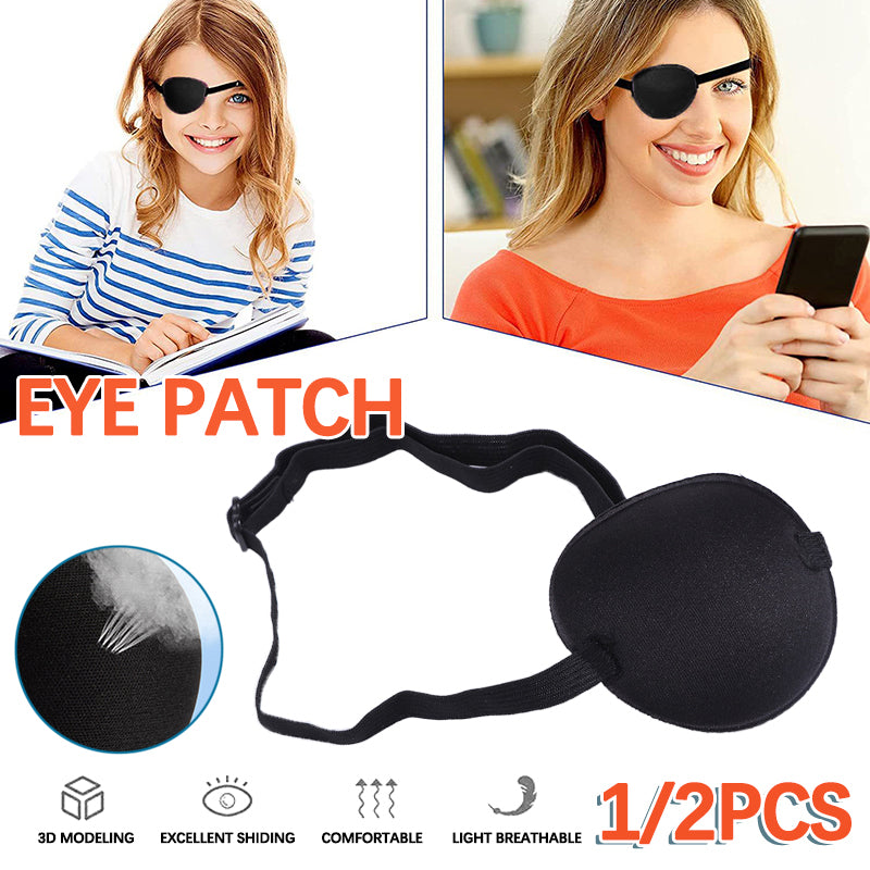 Concave Eye Patch Washable with Adjustable Strap